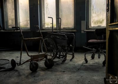 opuszczony szpital dziecięcy